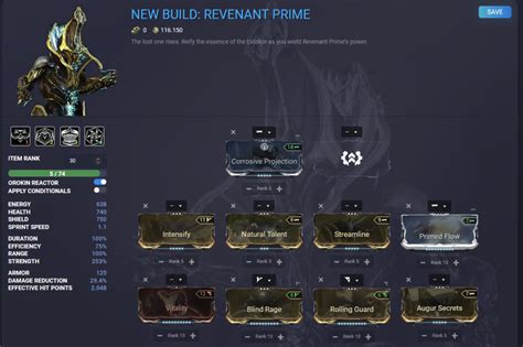 naramon polarity|The best build for Revenant Prime in Warframe .